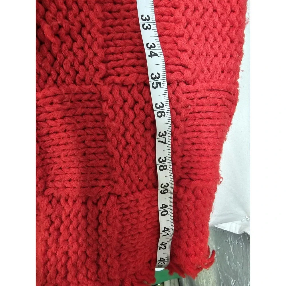 Vintage Large Colorful Crocheted Afghan Blanket Throw 67x43 Grannycore